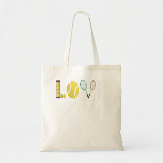 Tote Bag Tennis Love Tennis Racket Tennis Ball Tennis Pla