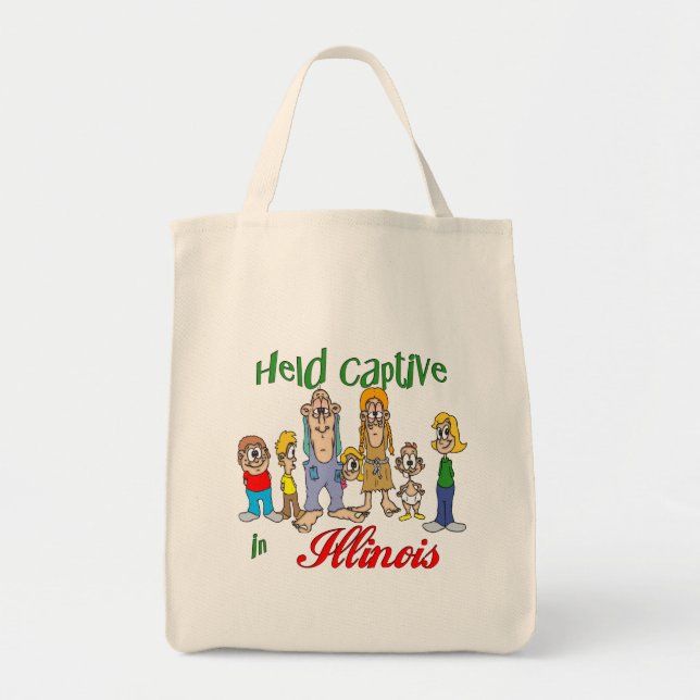 Tote Bag Tenu captif en Illinois (Devant)