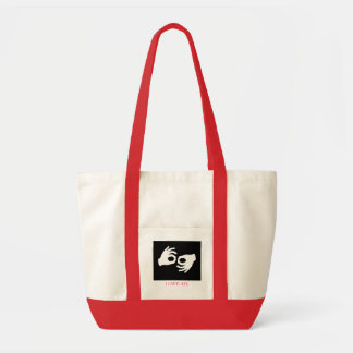 Tote Bag terp, J'AIME L'ASL