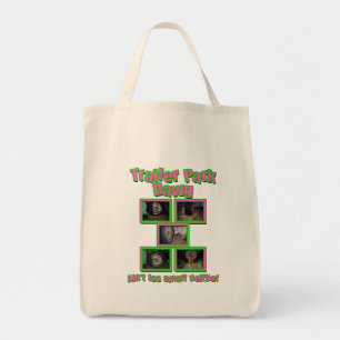 Tote Bag Terrain de caravaning drôle Dawg