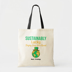 Tote Bag Terre chanceuse de manière durable Éco-responsable