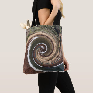 Tote Bag Terre Mère et eau tourbillonnantes....