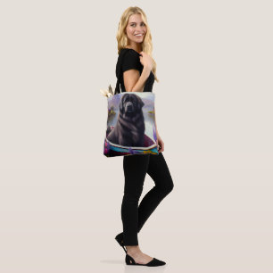 Tote Bag Terre-Neuve sur une pédale : une aventure Pittores