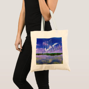 Tote Bag Terre Notre maison Blue Summer Ciel et Eau