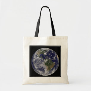 Tote Bag Terre Pleine Avec L'Ouragan Irène Sur La Côte Est.