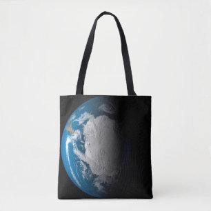 Tote Bag Terre Pleine Montrant Des Nuages Simulés Sur L'Ant