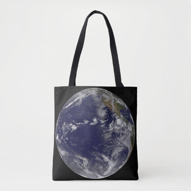 Tote Bag Terre Pleine Montrant Diverses Tempêtes Tropicales (Devant)