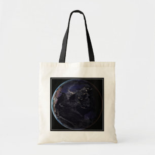 Tote Bag Terre Pleine Montrant Les Lumières De La Ville D'A