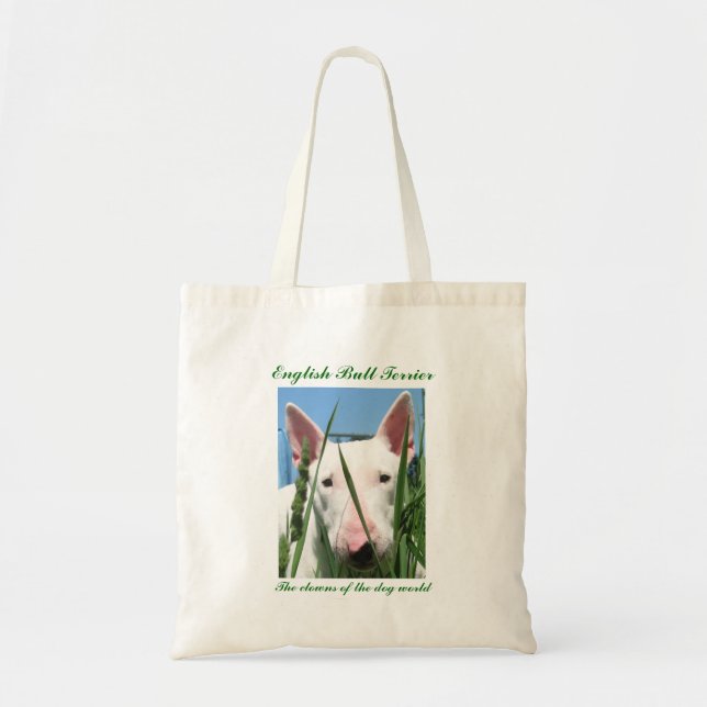 Tote Bag Terrier-Clowns mignons de Taureau de l'anglais du (Devant)