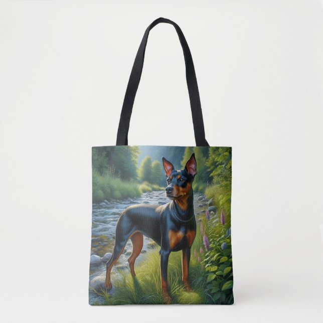 Tote Bag Terrier de Manchester (Devant)
