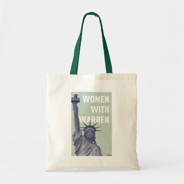 Tote Bag Terriers d'Elizabeth - femmes avec Madame Liberty (Devant)