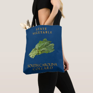 Tote Bag Territoire de la Caroline du Sud Légumes Collard G