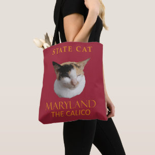Tote Bag Territoire du Maryland Chat Le Calicot