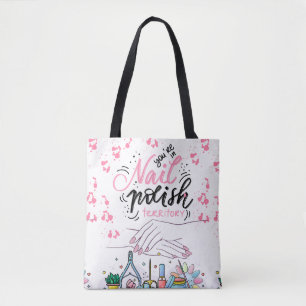 Tote Bag territoire vernis à ongles