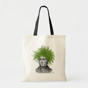 Tote Bag Tête d'usine de tête de fougère d'asperge