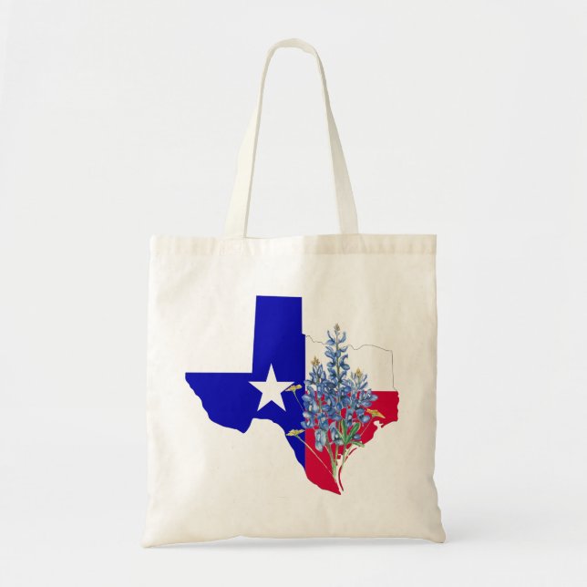 Tote Bag Texas et Bluebonnets (Devant)