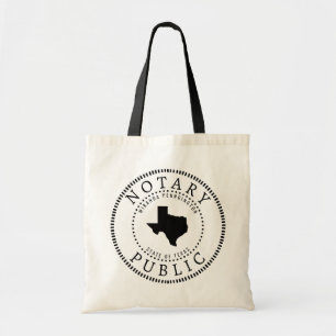 Tote Bag Texas Notaire Public Personnalisé