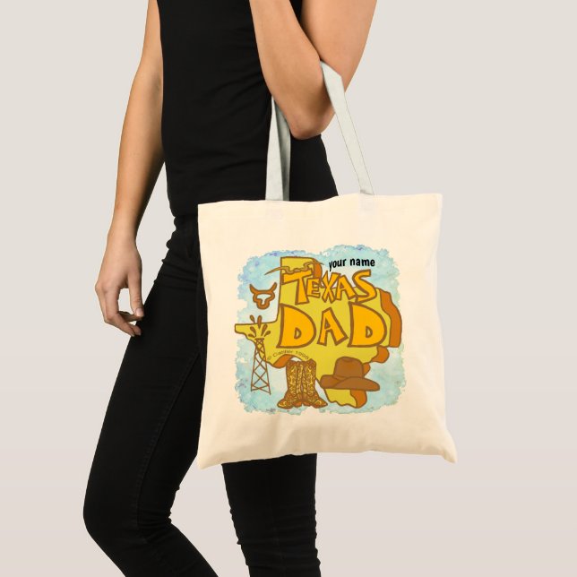 Tote Bag Texas Papa (Devant (produit))