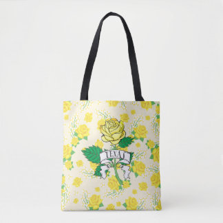 Tote Bag Texas, Rose jaune