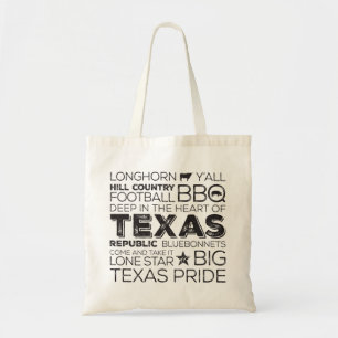 Tote Bag Texas Subway Art Fourre-tout - Noir