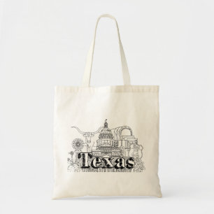 Tote Bag Texas Vacation Art Dessin Vacation Art Voyage