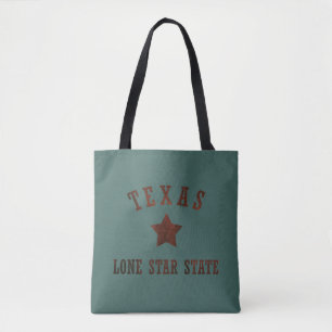 Tote Bag Texas vintage l'état étoile solitaire