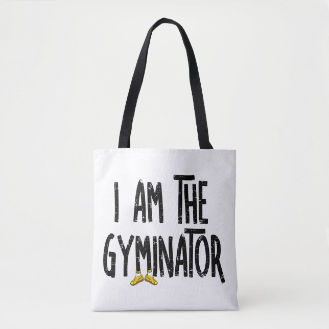 Tote Bag Texte brut du gyminateur (Devant)