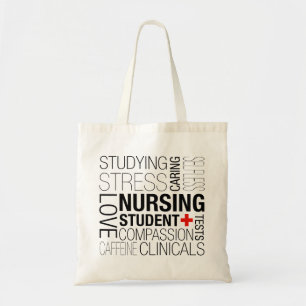 Tote Bag Texte d'étudiant de soins
