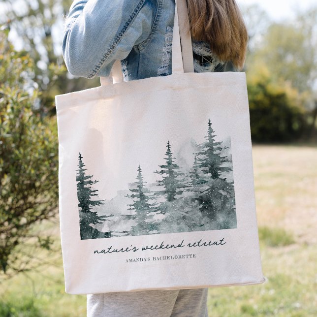 Tote Bag Texte modifiable EVJF Forest (Créateur téléchargé)