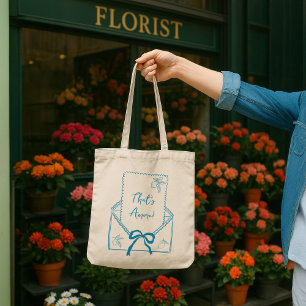 Tote Bag Texte modifiable Mariage citron italien tiré à la 