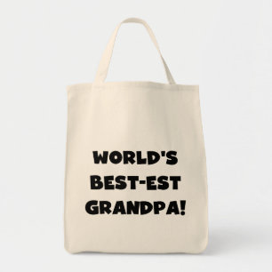 Tote Bag Texte noir ou blanc de grand-papa du Meilleur-est