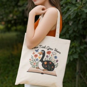 Tote Bag Texte personnalisé Silly Goose pour la reconnaissa