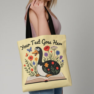 Tote Bag Texte personnalisé Silly Goose pour l'appréciation