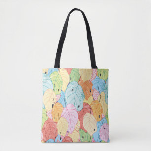Tote Bag Texture De La Feuille Lumineuse : La Nature Inspir