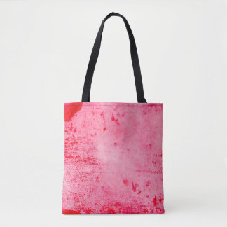 Tote Bag Texture de peinture grunge rose rouge