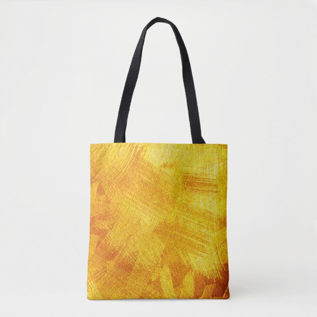 Tote Bag Texture dorée luxueuse, arrière - plan abstrait. (Devant)