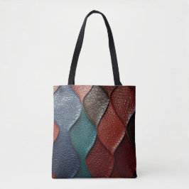 Tote Bag Texture en cuir artistique