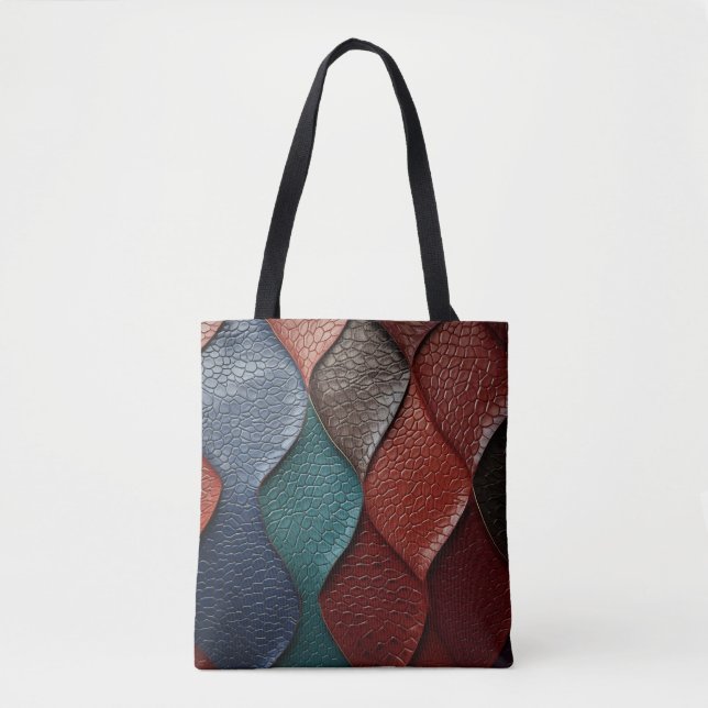 Tote Bag Texture en cuir artistique (Devant)