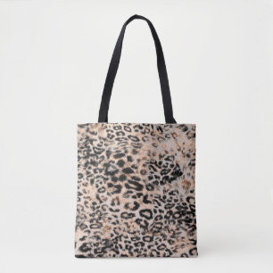 Tote Bag Texture léopard, motif poster de animal léopard