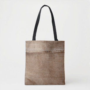Tote Bag Texture naturelle fil arrière café, sac,