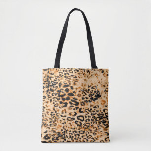 Tote Bag Texture peau léopard, motif léopard
