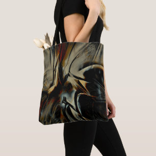 Tote Bag texture satinée foncée grattée tissu virtuel grond