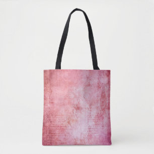 Tote Bag Texture vintage scrapbook rose