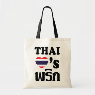 Tote Bag THAÏ LOVE PHRIK (CHILI) Thai Food
