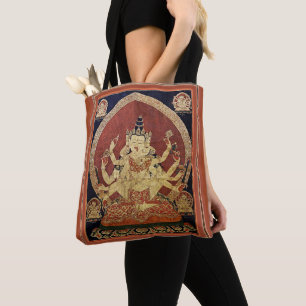 Tote Bag Thangka tibétain de Guhyasamaja Akshobhyavajra