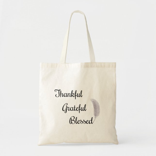 Tote Bag Thankful (Devant)