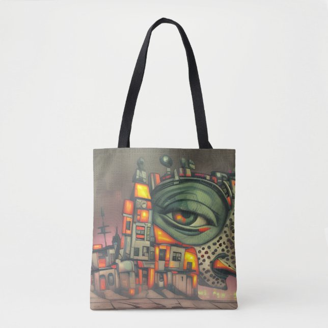 Tote Bag The City Sleeps (Devant)
