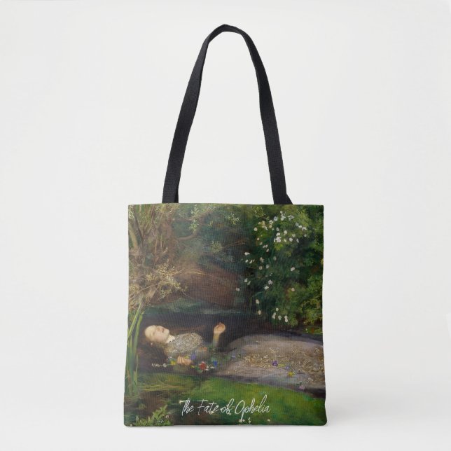 Tote Bag The Fate of Ophelia Customizable Text  (Devant)