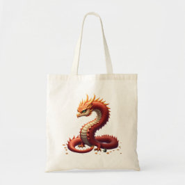 Tote Bag The golden serpent dragon.