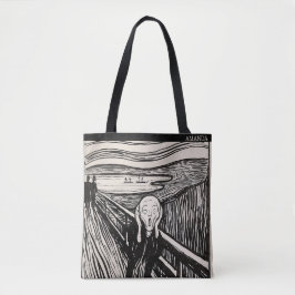 Tote Bag The Scream – Edvard Munch – Custom Text 